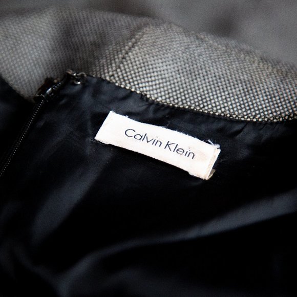 Calvin Klein Fitted and Textured Dress - Picture 1 of 6